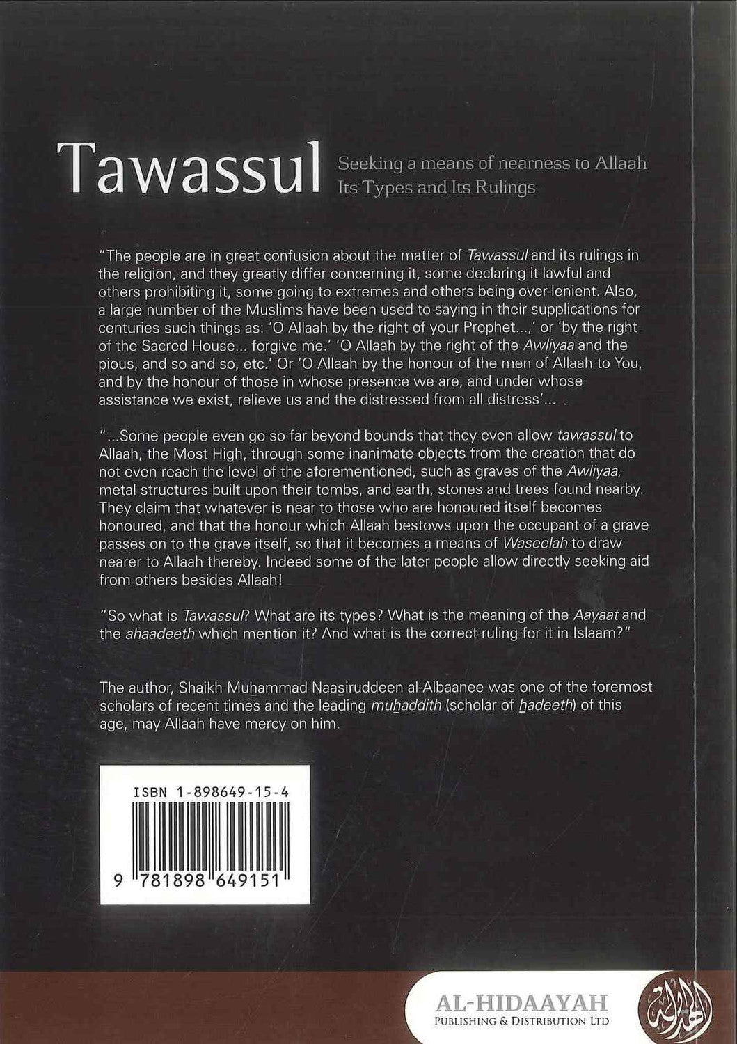 Tawassul - It’s Types and It’s Rulings by Shaykh Al-Albaani