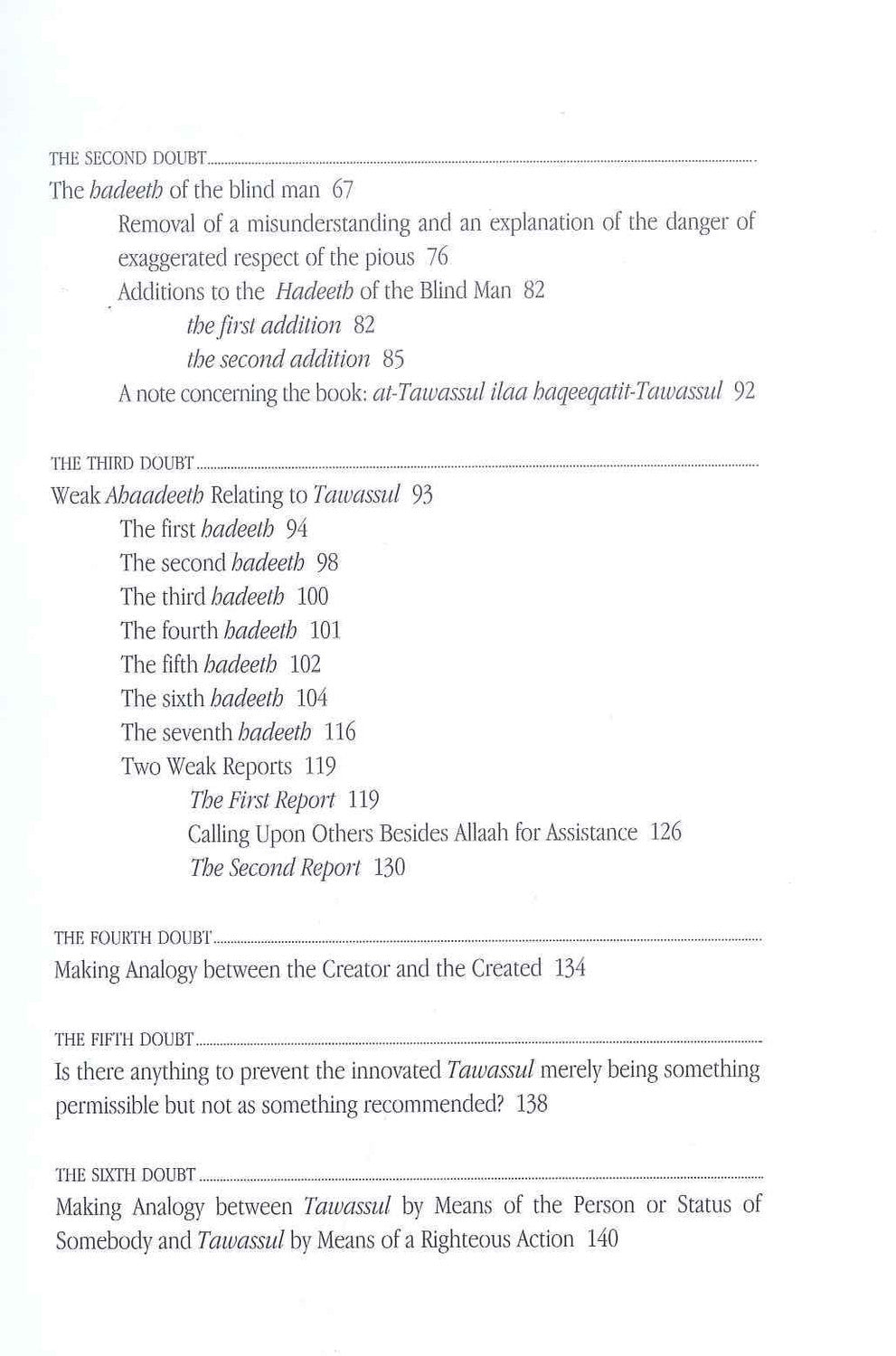 Tawassul - It’s Types and It’s Rulings by Shaykh Al-Albaani