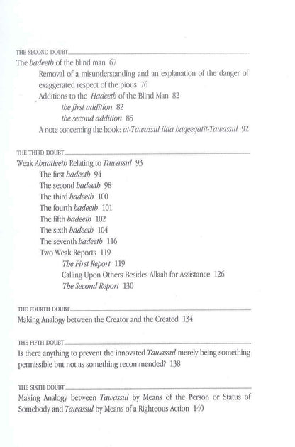 Tawassul - It’s Types and It’s Rulings by Shaykh Al-Albaani